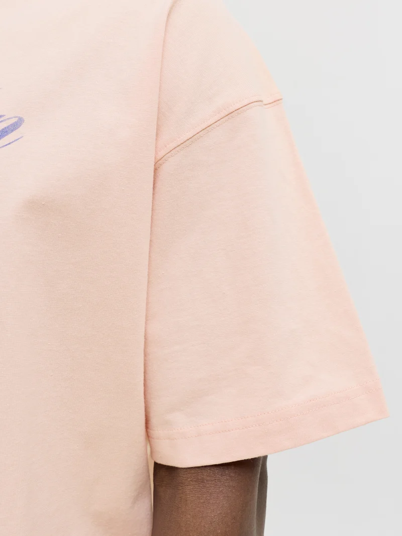 JORMENTON PHOTO TEE SS CREW NECK, Peach Melba