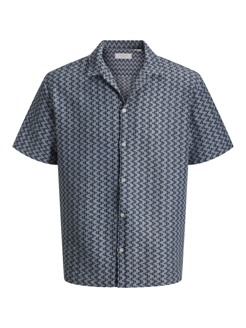 JORMONTAUK CROCHET SHIRT SS SA26 LN, Odyssey Gray