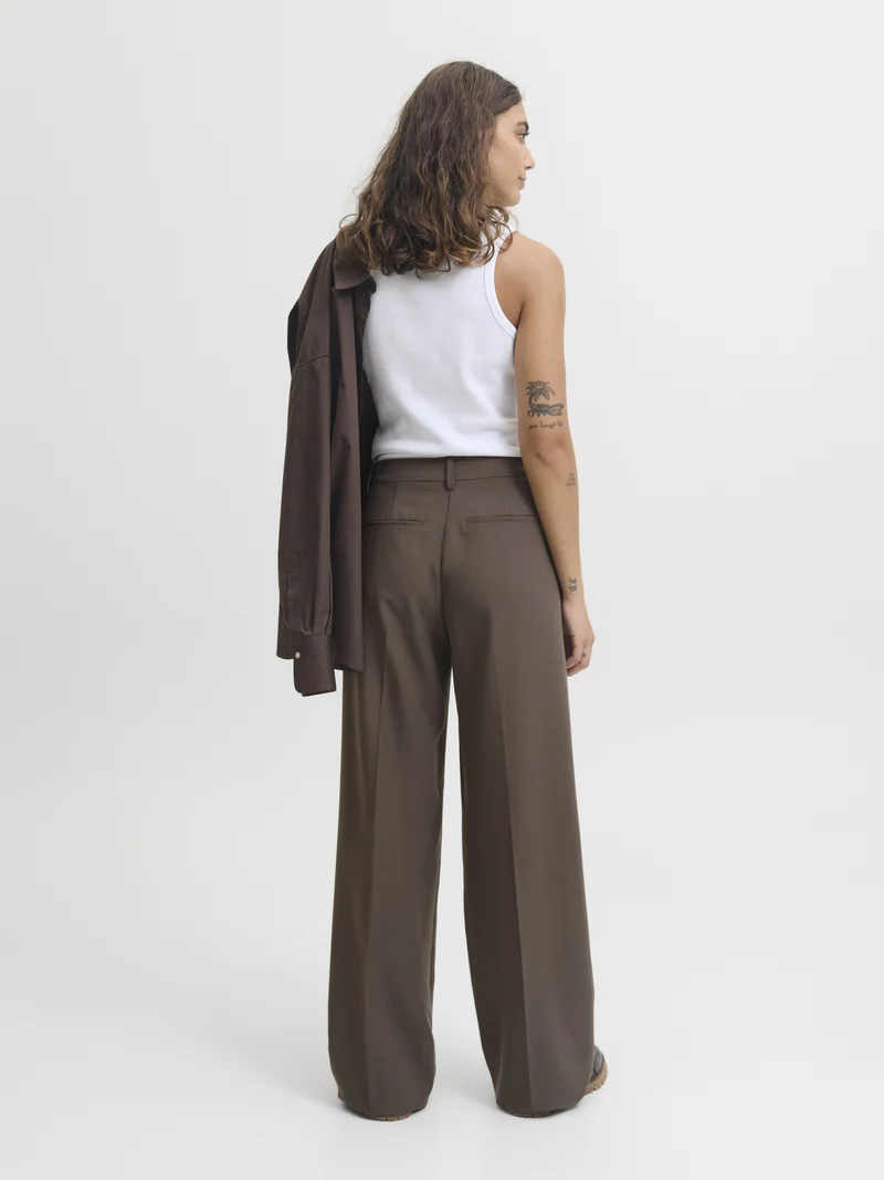 JXAYA ELLIS WIDE HW PANTS TLR NOOS, Bracken