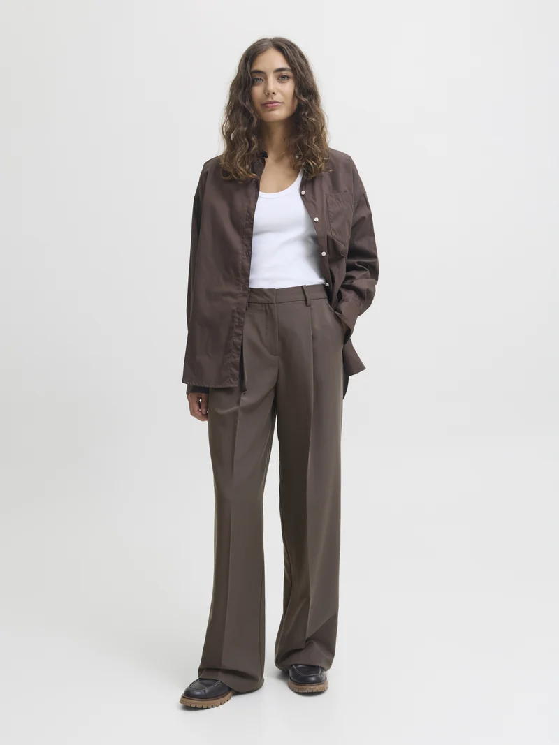 JXAYA ELLIS WIDE HW PANTS TLR NOOS, Bracken