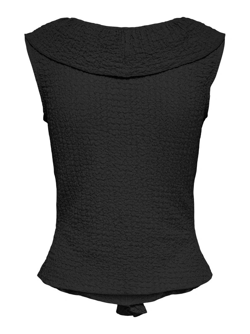 JDYTURBO S/L FRILL TOP JRS, Black