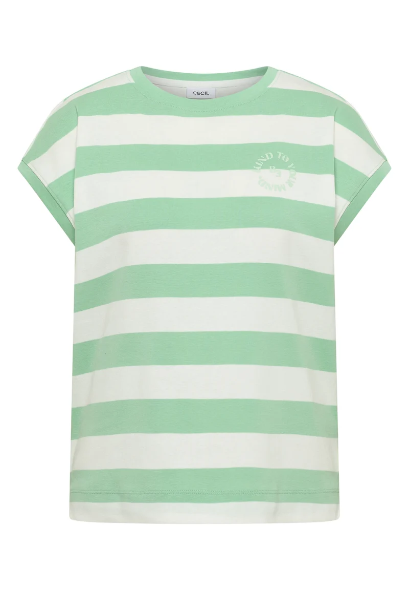 TOS Striped Be Kind FP Shirt, juicy lime