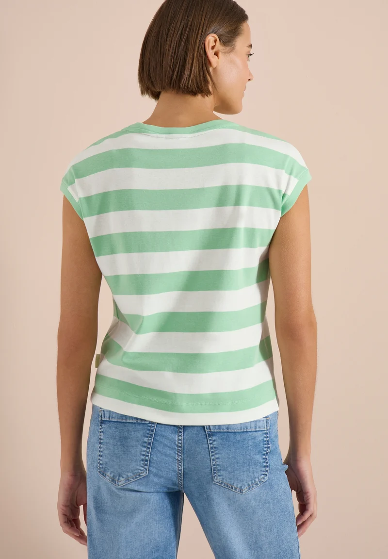 TOS Striped Be Kind FP Shirt, juicy lime