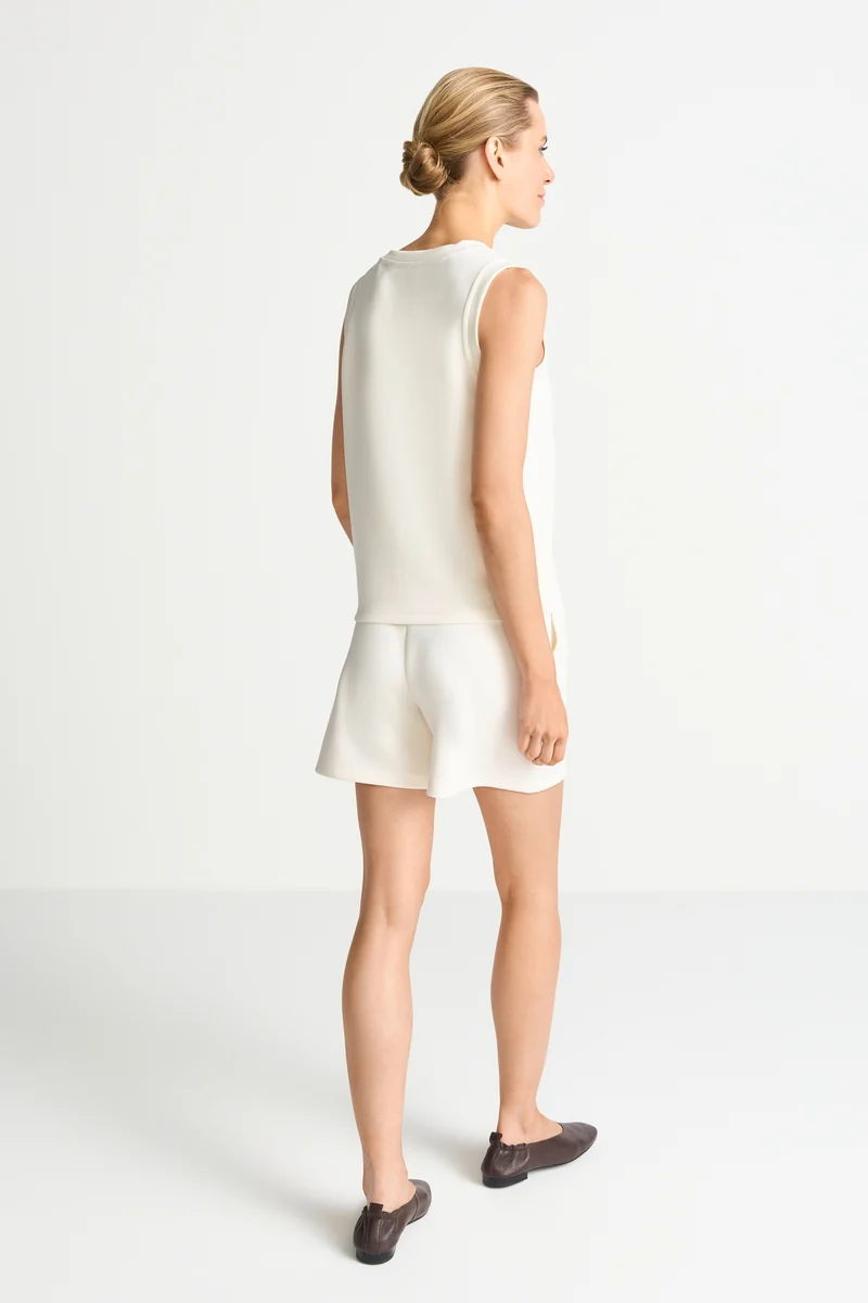 Scuba Shorts, pearl white