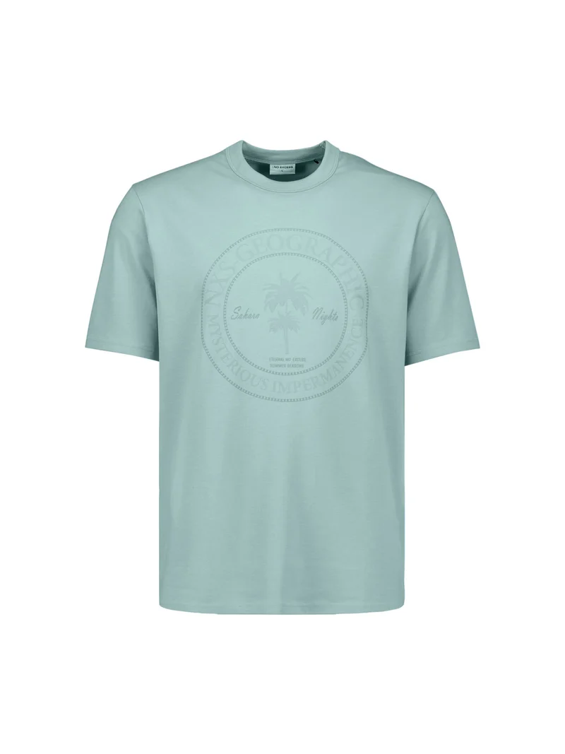 T-Shirt Crewneck Graphic, Seablue
