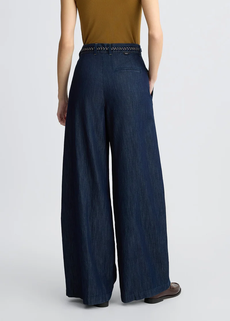 Flared Denim Trousers