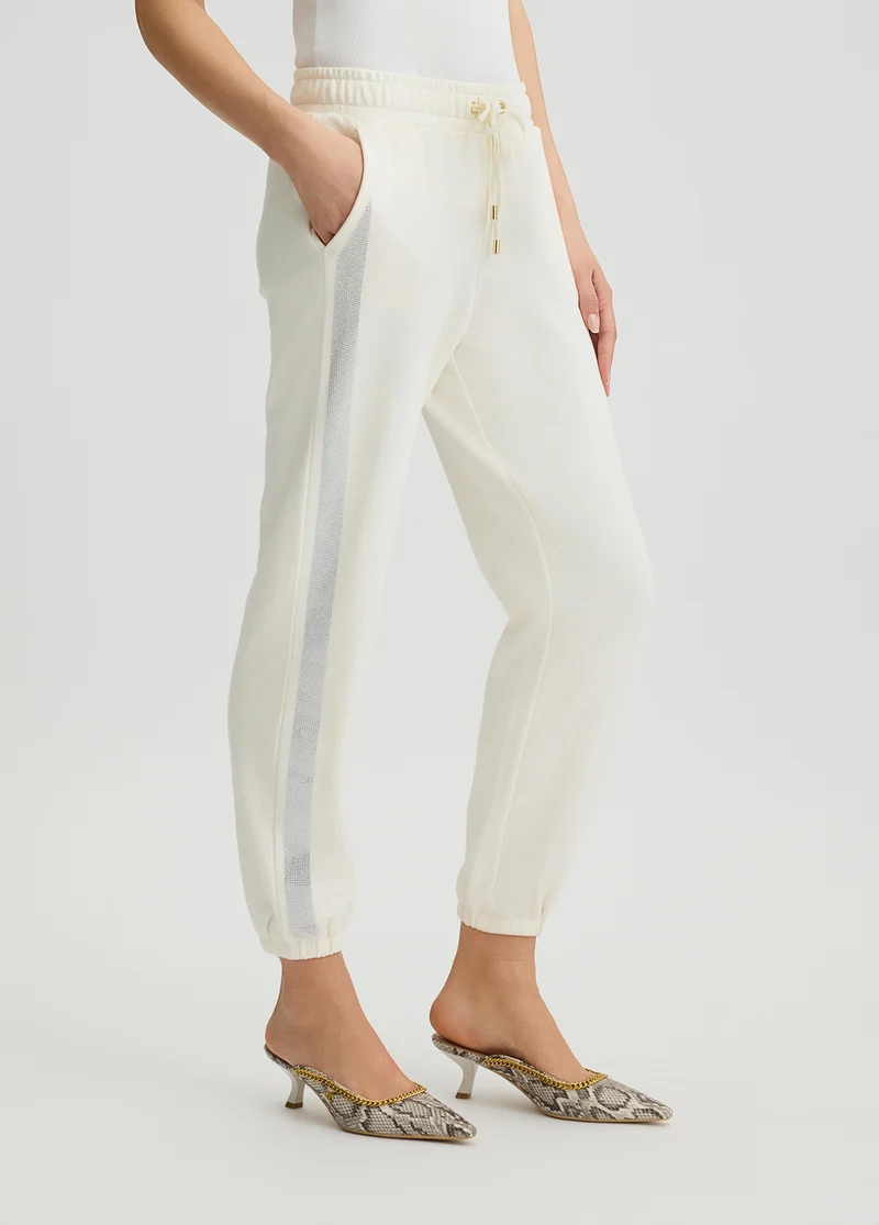 Jogging Trousers with Gemstones