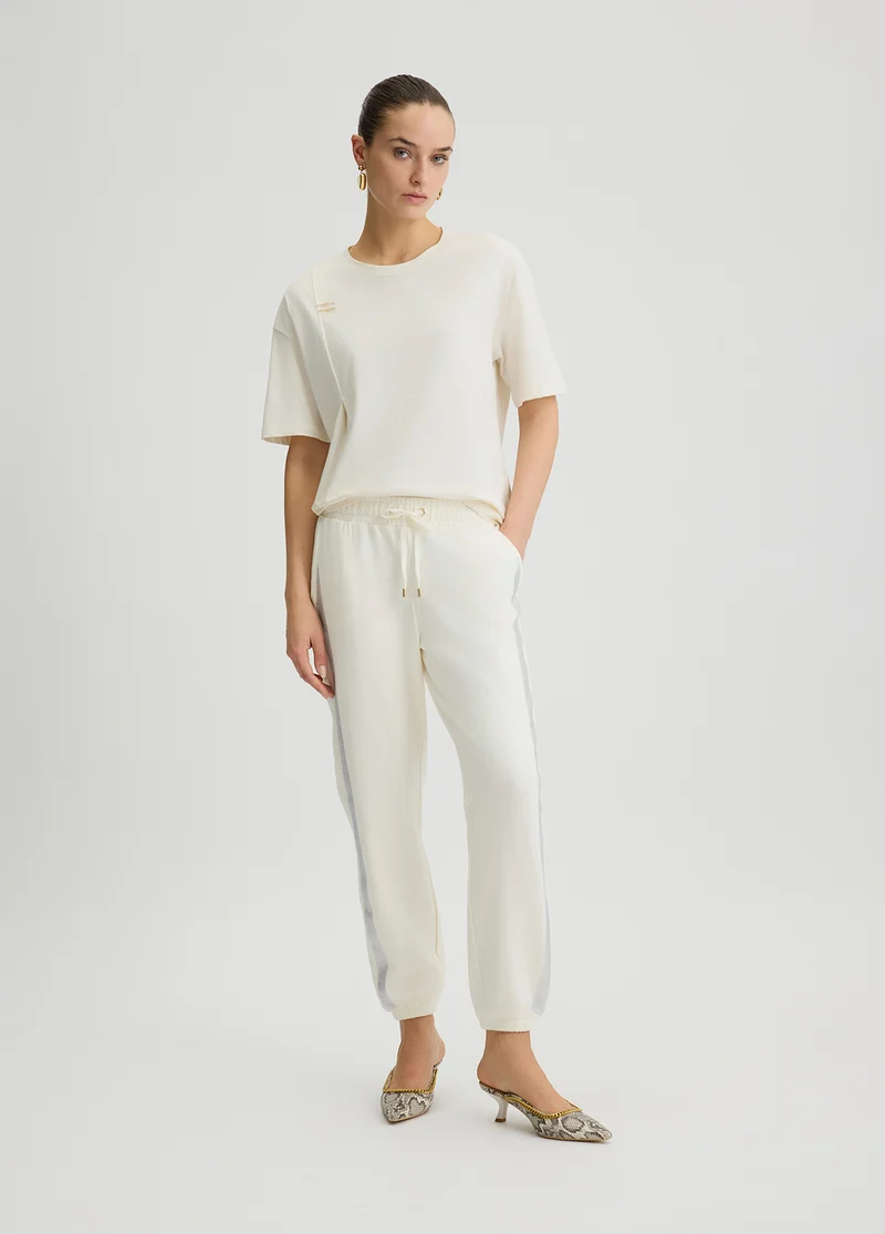 Jogging Trousers with Gemstones