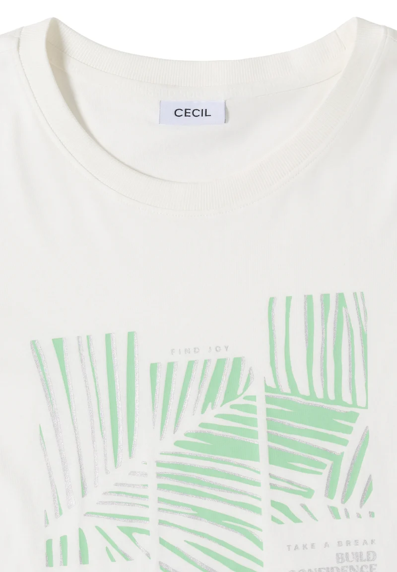 Leaves FP T-Shirt, vanilla white