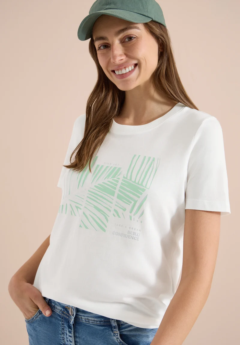 Leaves FP T-Shirt, vanilla white