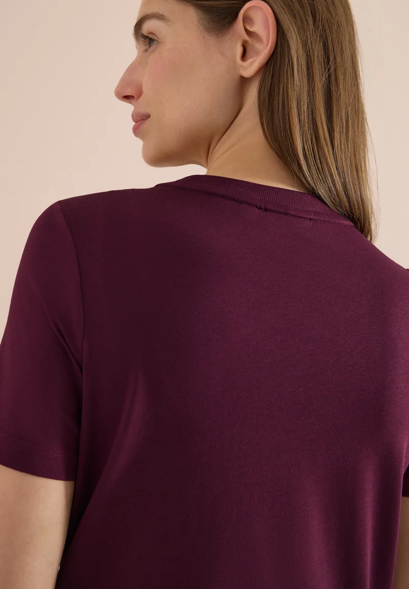 Leaves FP T-Shirt, sweet grape red