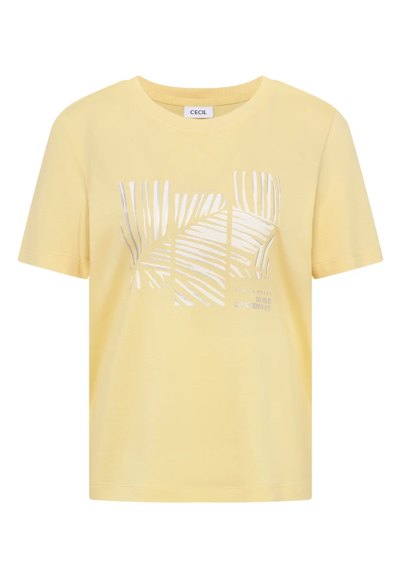 Leaves FP T-Shirt, buttermilk yellow