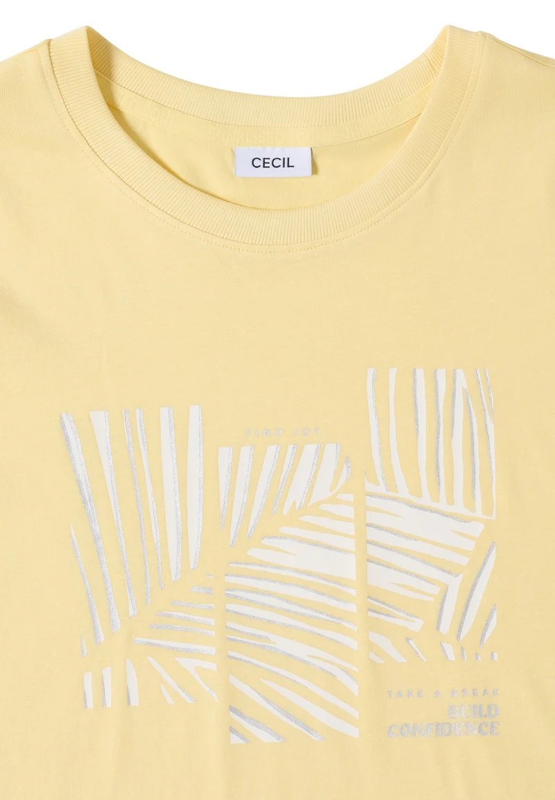 Leaves FP T-Shirt, buttermilk yellow