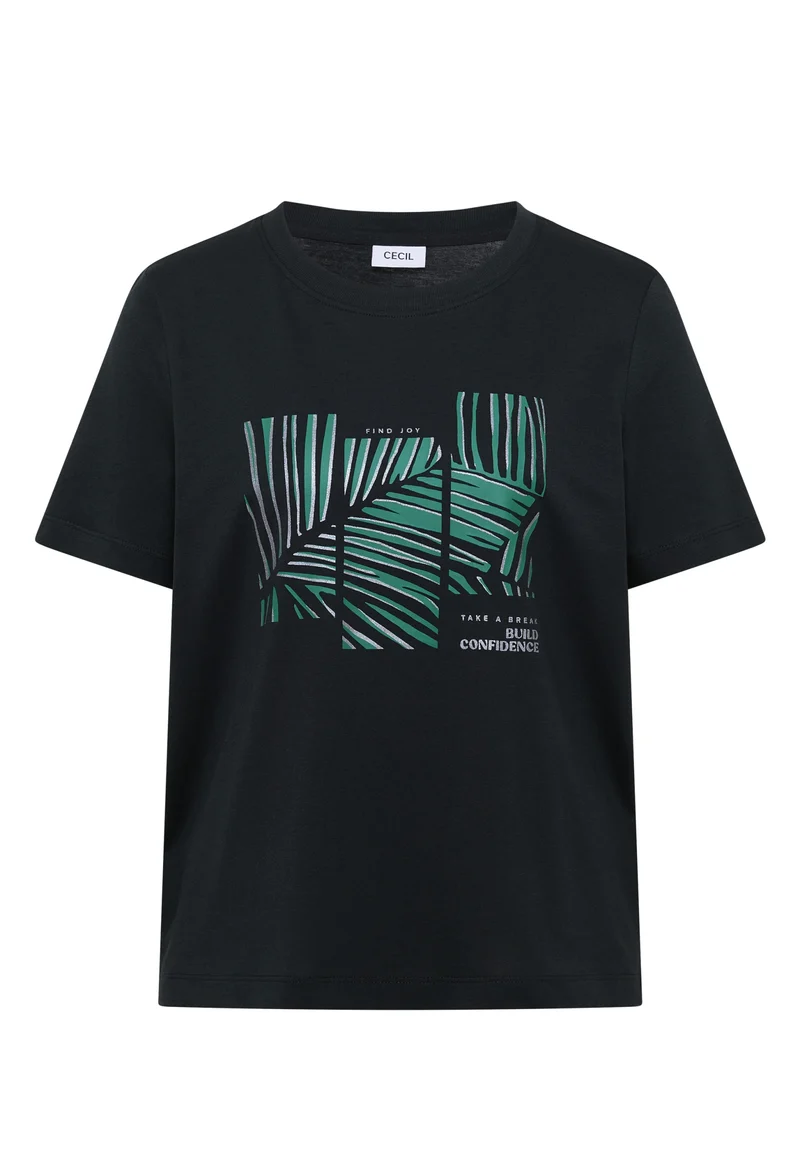 Leaves FP T-Shirt, palm breeze green