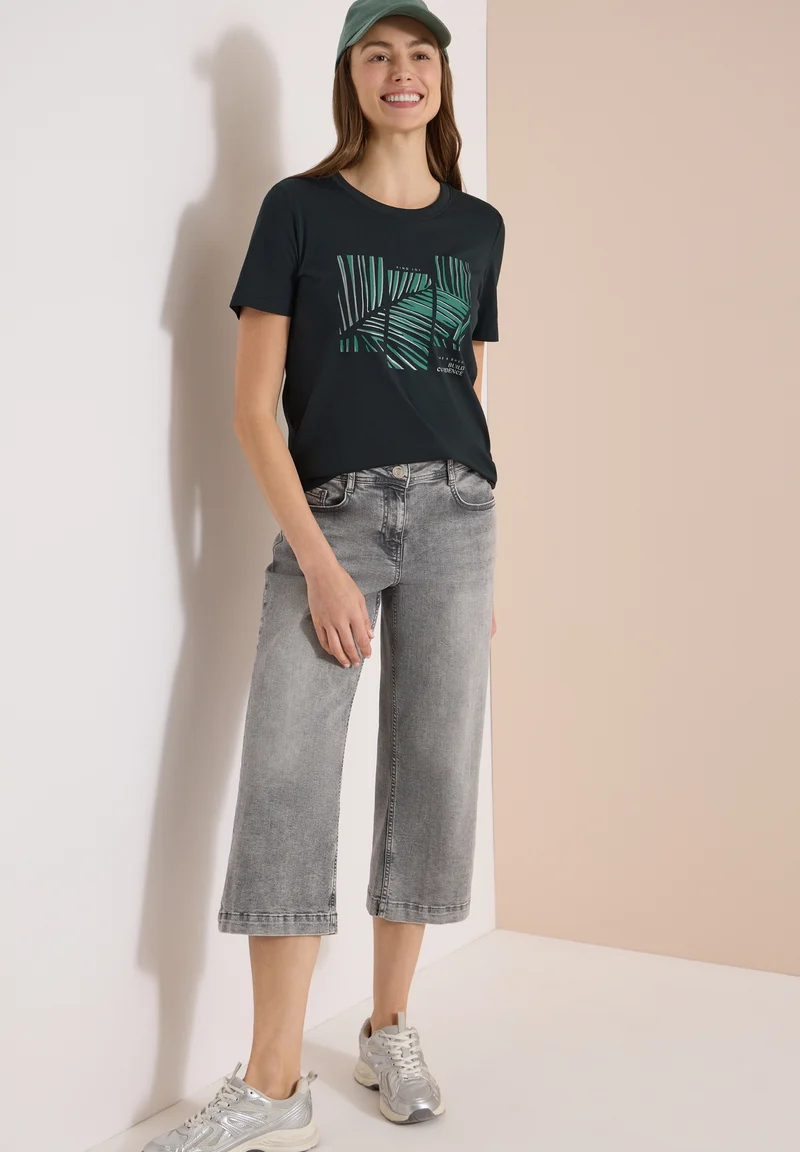 Leaves FP T-Shirt, palm breeze green