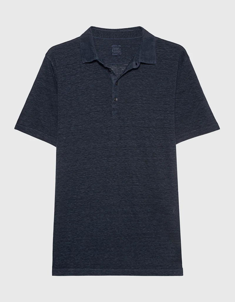 Leinen-Poloshirt