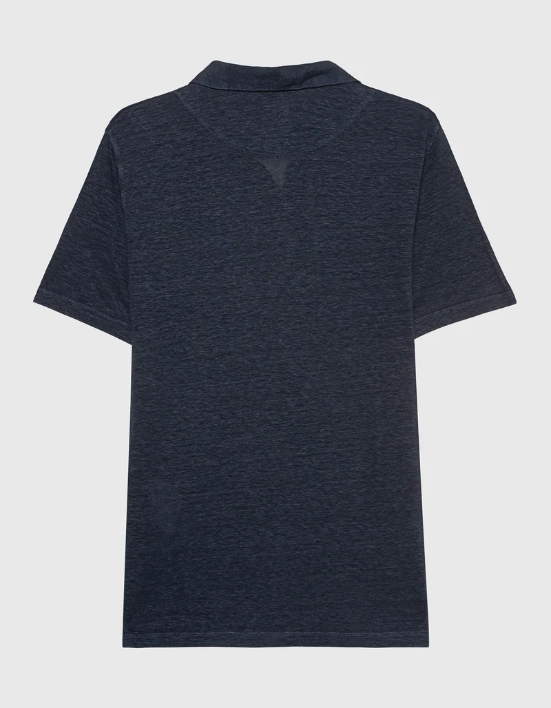 Leinen-Poloshirt