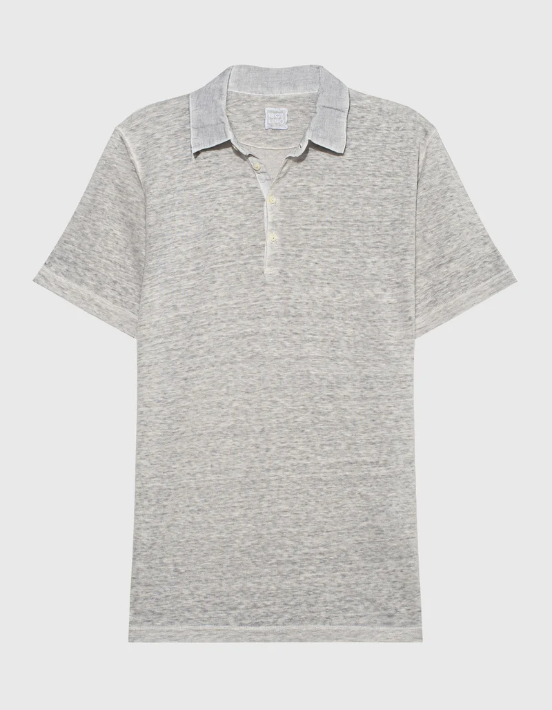 Leinen-Poloshirt