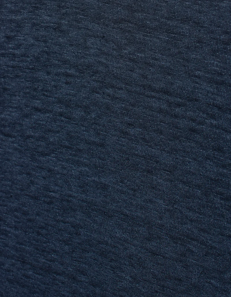 Leinen T-Shirt mit Rundhalsausschnitt