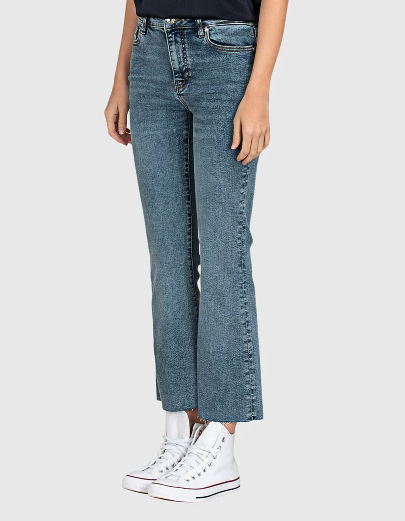 High-Rise Bootcut-Jeans