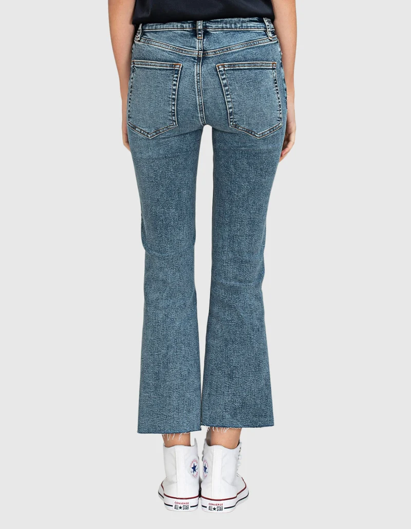 High-Rise Bootcut-Jeans