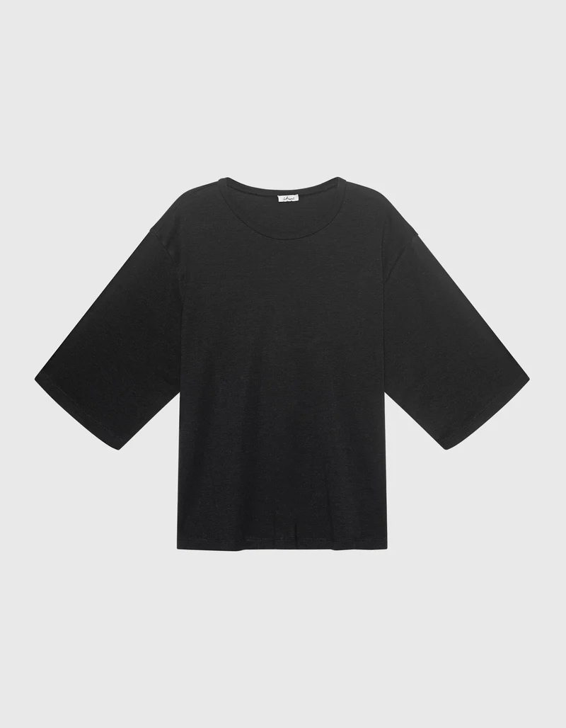 Halbarm T-Shirt Teesanie mit Rundhalsausschnitt