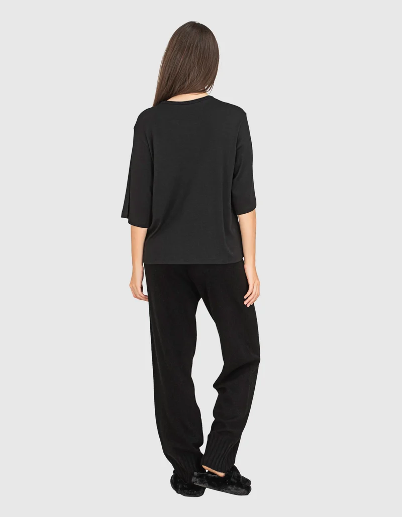 Halbarm T-Shirt Teesanie mit Rundhalsausschnitt