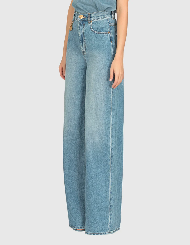 High-Rise Wide-Leg Jeans Crush