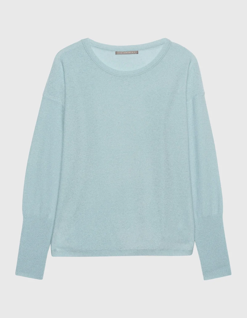 Kaschmirpullover Marseille mit Rundhalsausschnitt