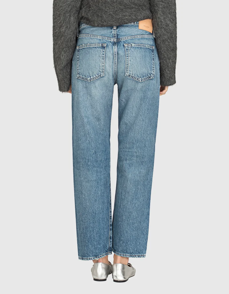 Washed-out Straight-Leg Jeans