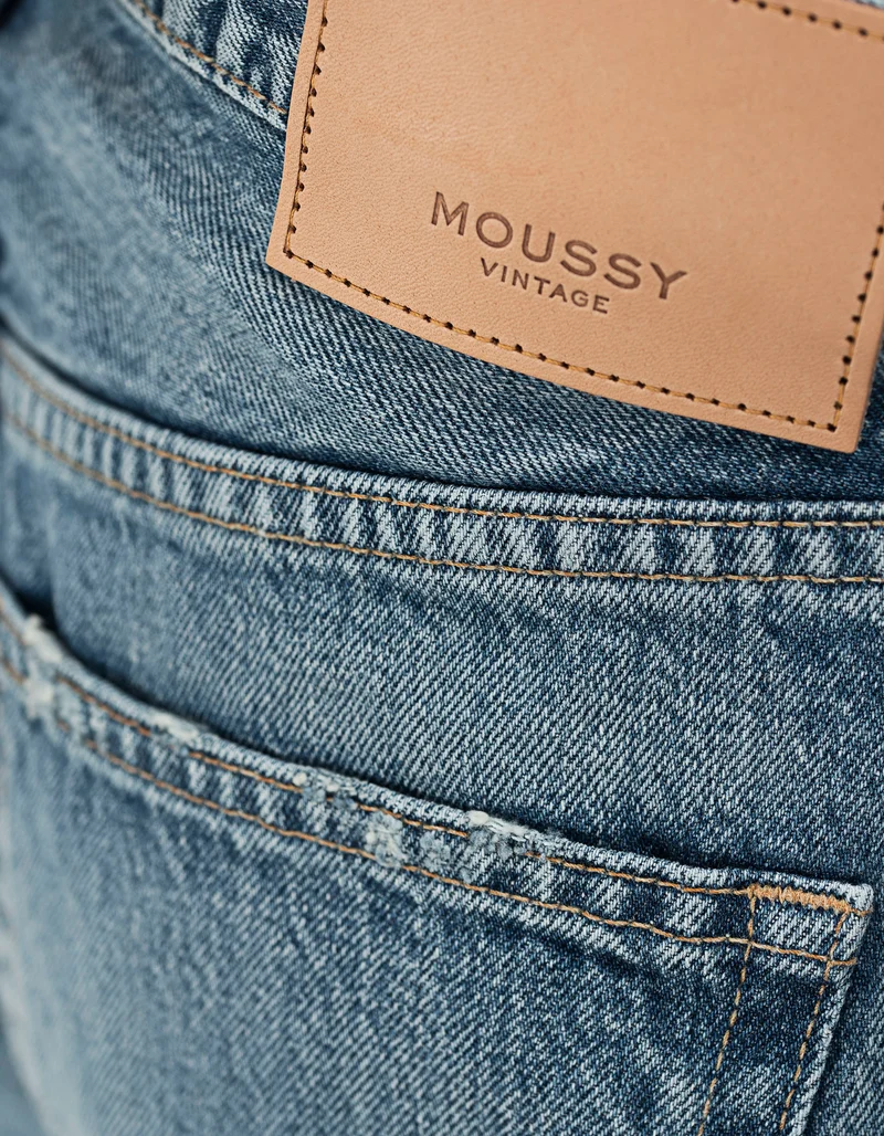 Washed-out Straight-Leg Jeans