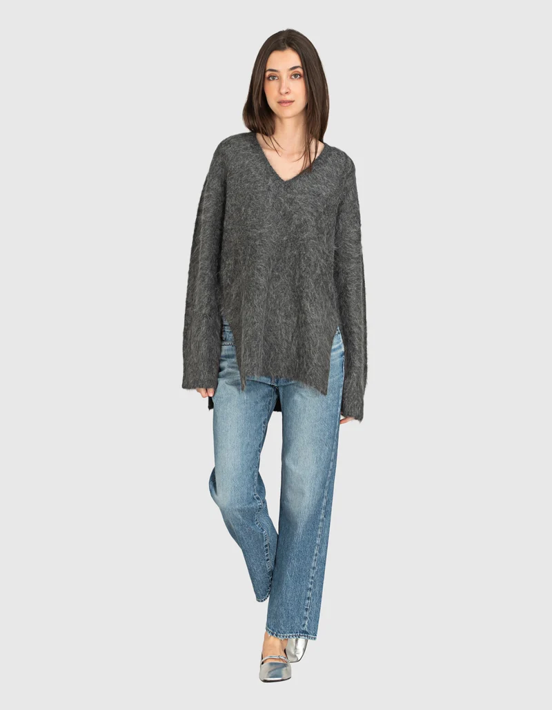 Washed-out Straight-Leg Jeans
