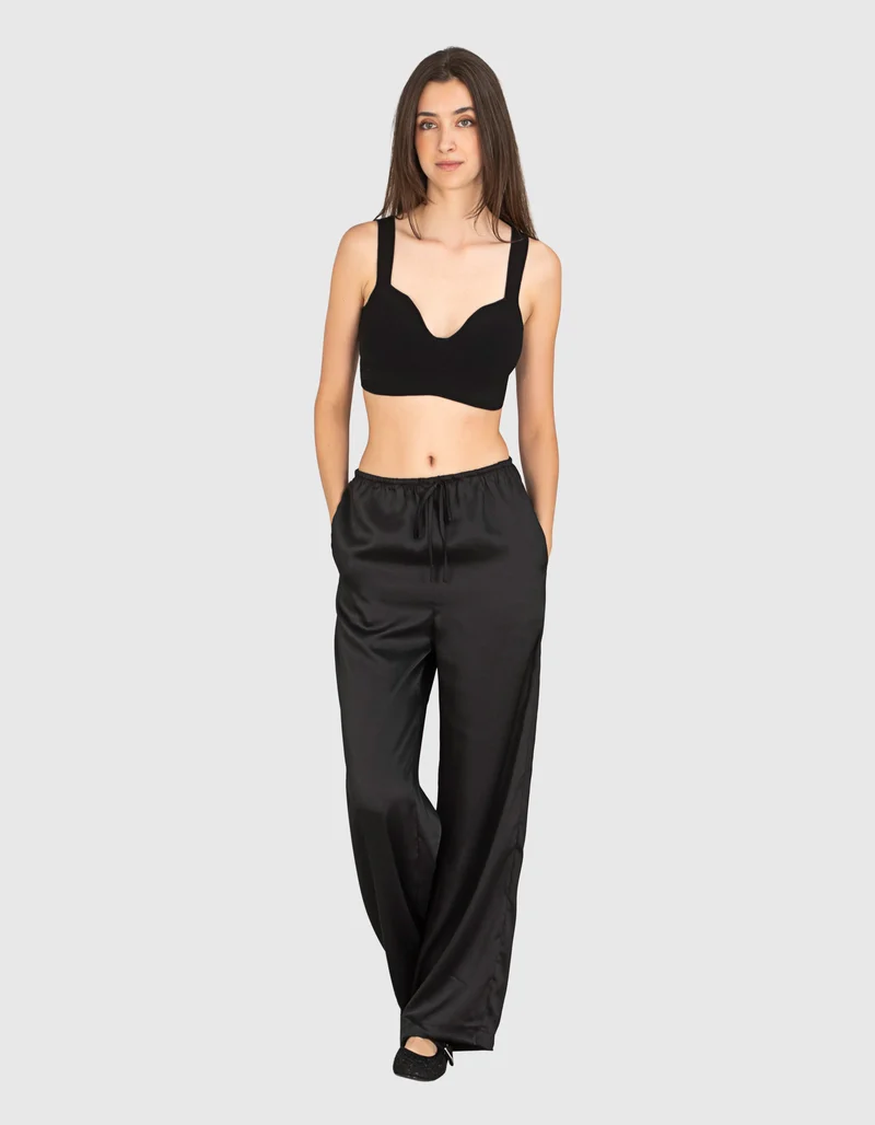 Bra-Crop-Top mit Trägern