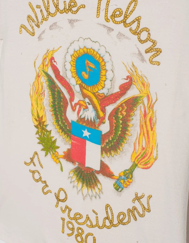 Bedrucktes T-Shirt im Destroyed-Look