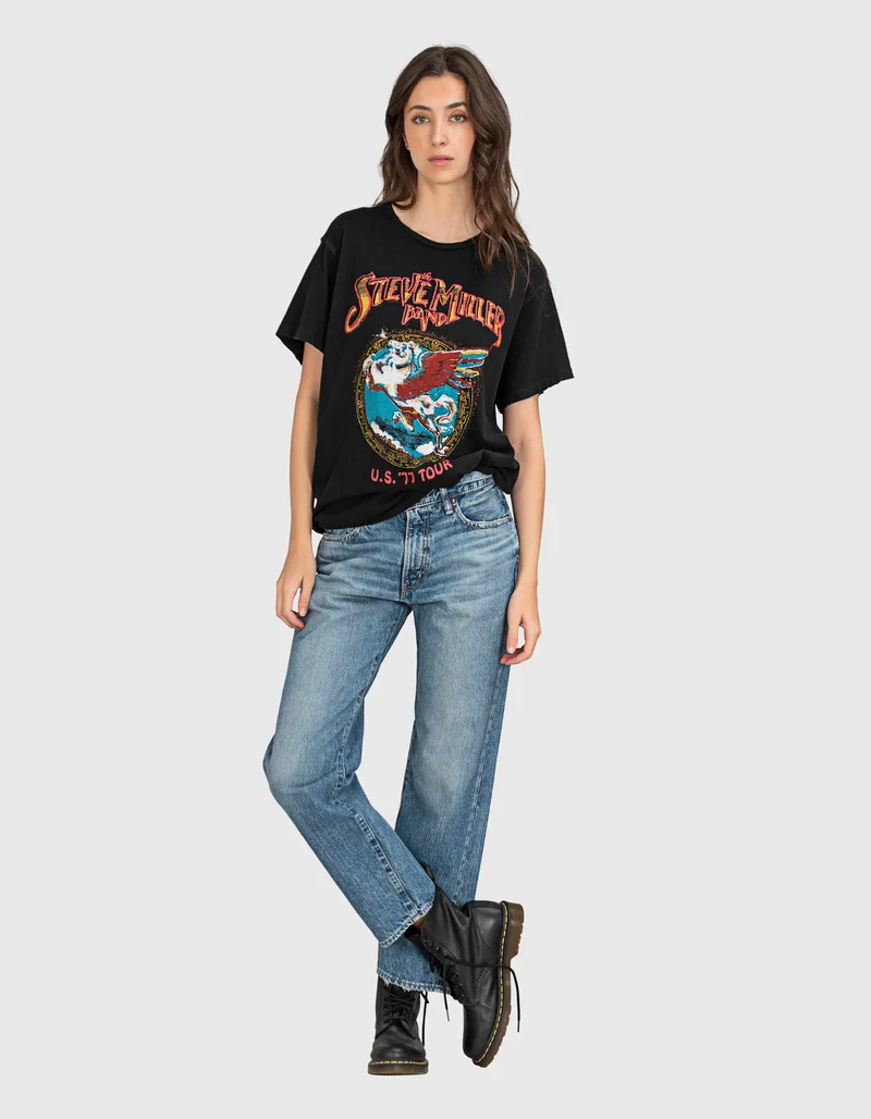 Bedrucktes T-Shirt im Destroyed-Look