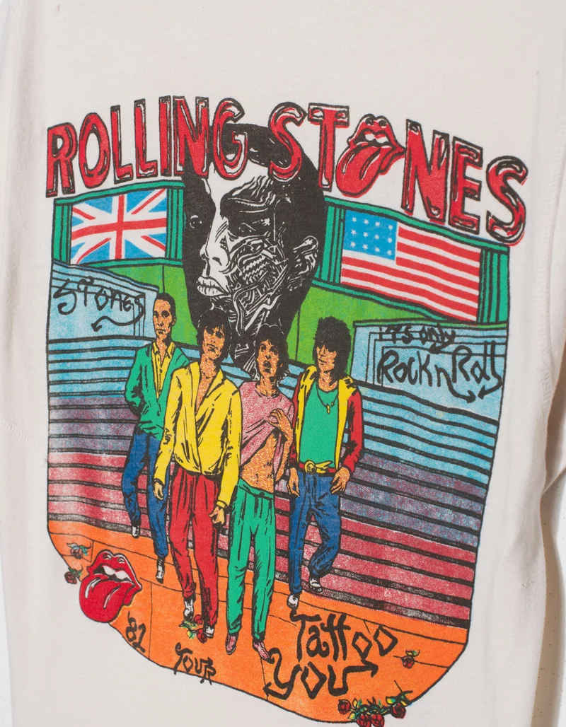 Bedrucktes Oversize T-Shirt im Destroyed-Look