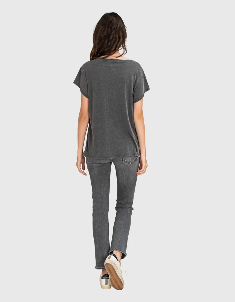 Bedrucktes Oversize T-Shirt im Used-Look