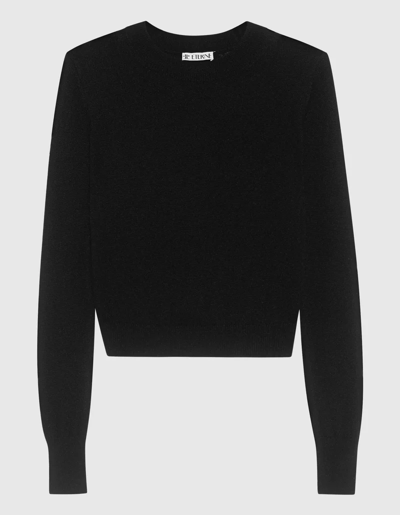Kaschmirpullover mit Rundhalsausschnitt