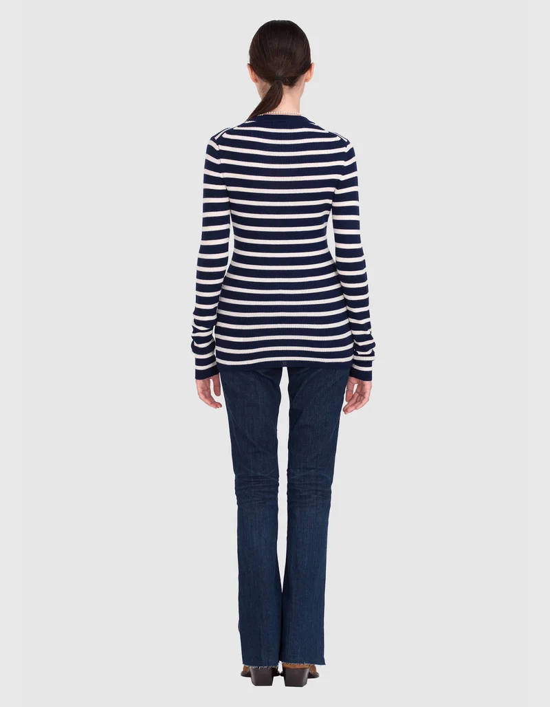 Bootcut Jeans Becca mit offenem Saum