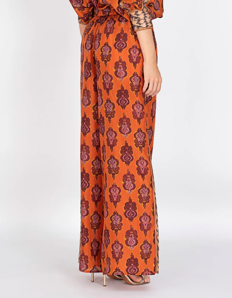 Wide-Leg Seiden-Hose Wylie