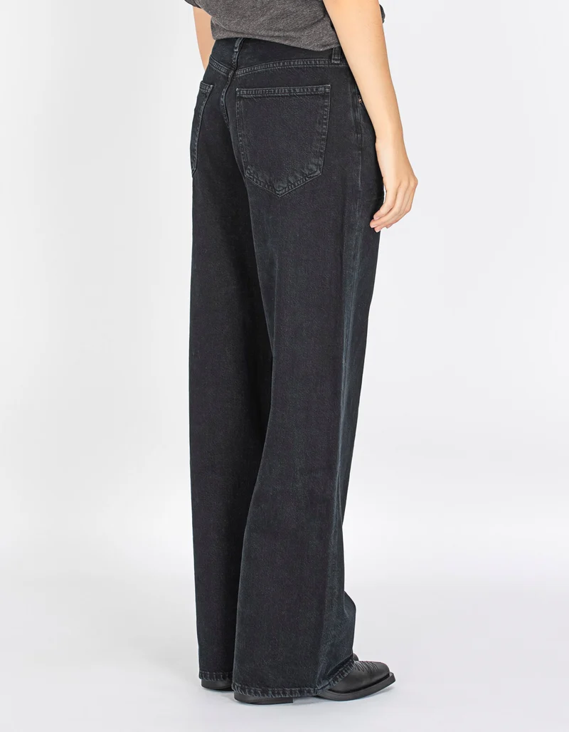 Wide-Leg Jeans Low Slung Baggy