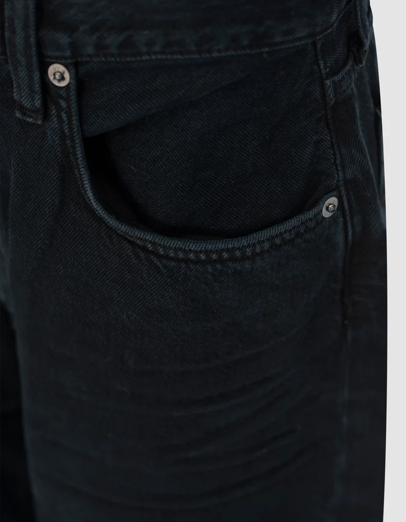 Wide-Leg Jeans Low Slung Baggy