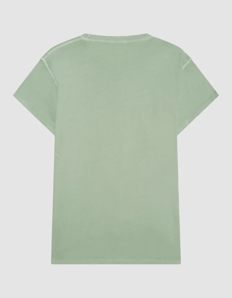 Bedrucktes Oversize Destroyed-T-Shirt