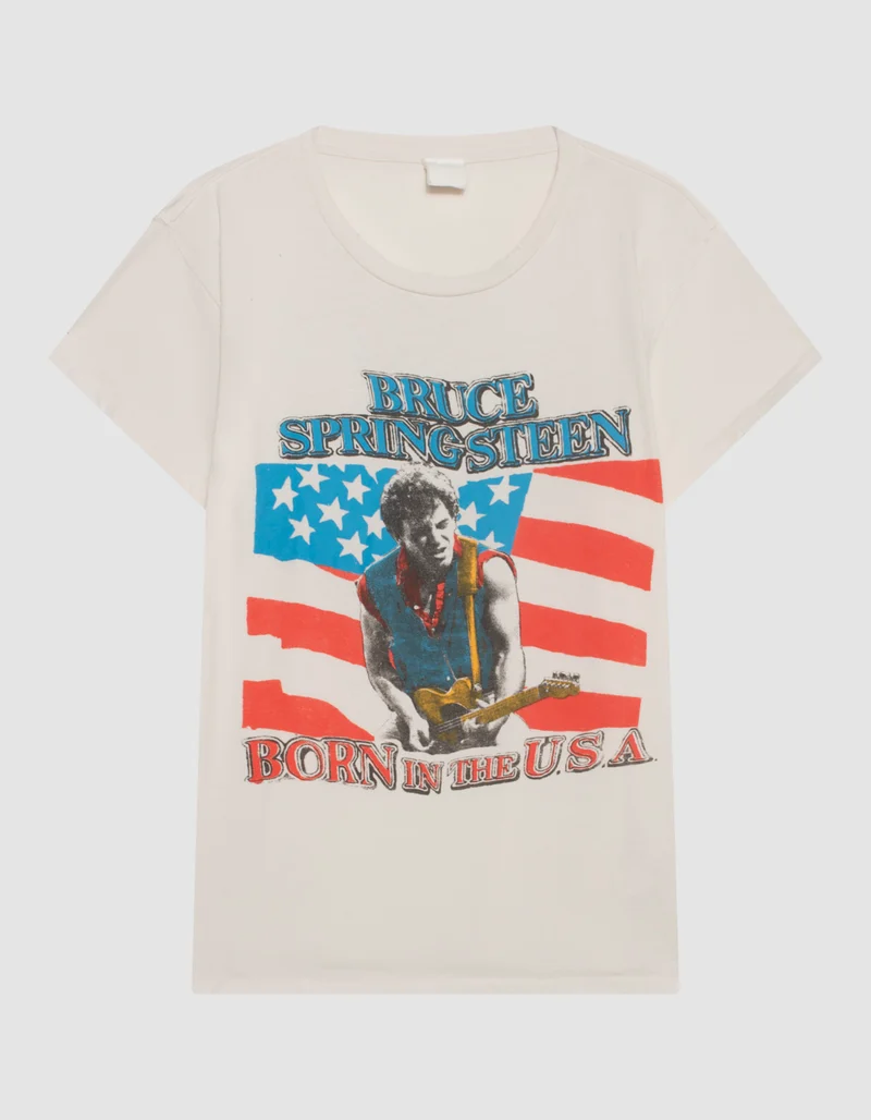 Bedrucktes Oversize T-Shirt im Destroyed-Look