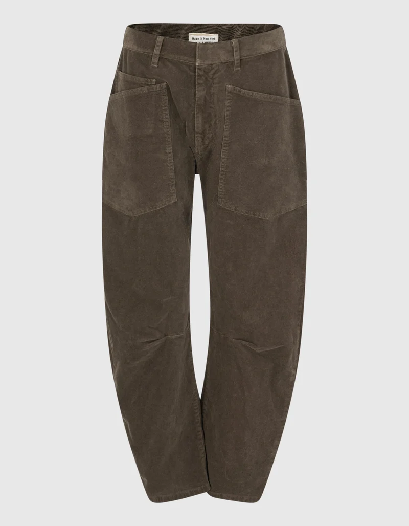 Barrel-Leg Kord Hose Shon