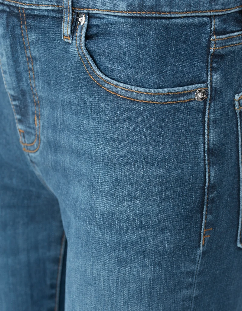 High-Rise Straight-Leg Jeans