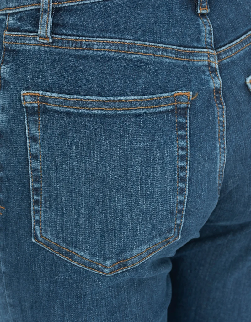 High-Rise Straight-Leg Jeans