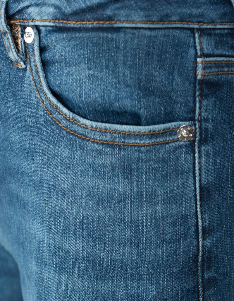 High-Waist Bootcut Jeans