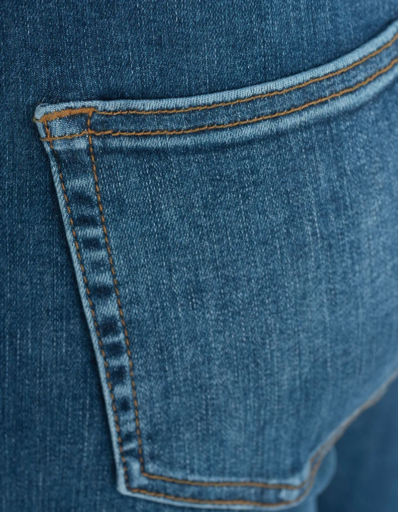 High-Waist Bootcut Jeans