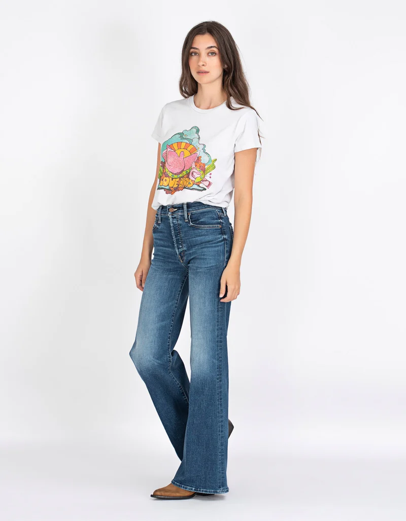 Wide-Leg High-Rise Jeans